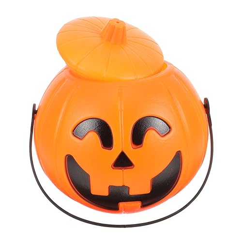 Gogogmee 2st Tragbarer Kürbiseimer Gummiartig Süßigkeiteneimer Für Kinder Künstliche Kürbisse Halloween-kürbisse Kinderhalter Halloween-eimer Süßigkeiten Halter Eimer Geleebonbons Pp Orange von Gogogmee