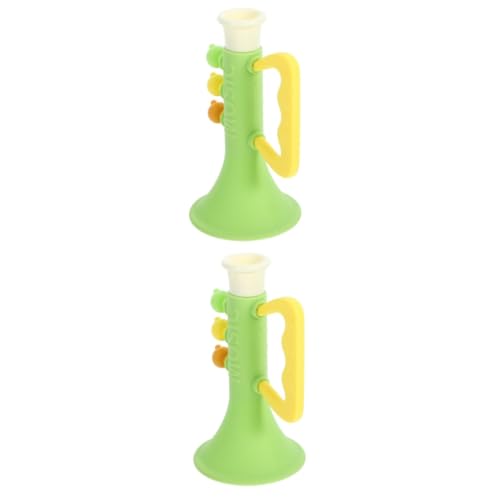 Gogogmee 2st Trompete Spielzeug Spielzeug Klappliege Spielzeuge Babyspielzeug Kauspielzeug Hornbläser Party-horn Tragbares Hornspielzeug Geräuschemacher Green Plastik von Gogogmee