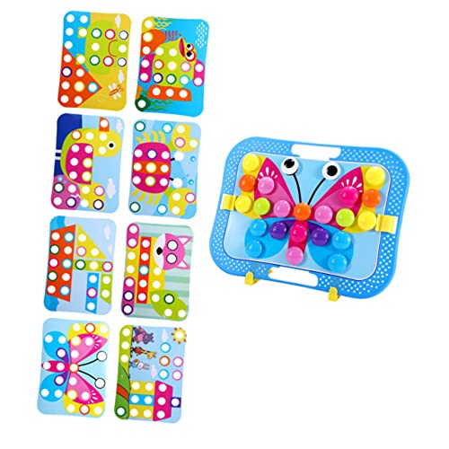 Gogogmee 3 Sätze DIY-Puzzle-Spielzeug Spielzeug Für Kinder Peg-brettspiele Kinderpuzzle Kinderspielzeug Lernspielzeug Für Kleinkinder Stapelspielzeug Für Kleinkinder Abs-Kunststoff von Gogogmee