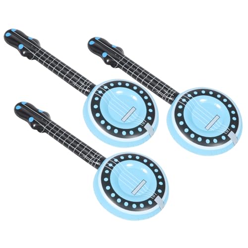 Gogogmee 3 Stück Aufblasbare Musikinstrumente PVC Trompete Banjo Schnelle Befüllung Langlebig Wiederverwendbar Party Requisiten für Musikfans Gogogmee 3 Stück Aufblasbare Musikinstrumente PVC Trompete Banjo Schnelle Befüllung Langlebig Wiederverwendbar Party Requisiten für Musikfans von Gogogmee