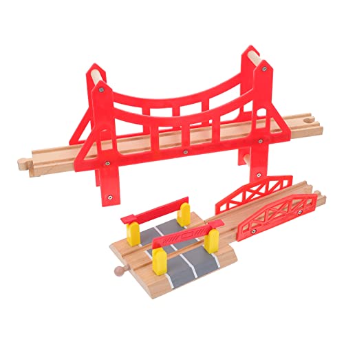 Gogogmee 3 Stück Eisenbahngleis Bausteine Zug Hobby Spielzeug Spielzeug Für Kinder DIY Zugbrücken Gleis Spielzeug Kinder Zug Brücke Gleis Spielzeug Lernspielzeug Kleinkinder von Gogogmee