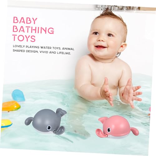 Gogogmee 3 Stück Teiliges Badespielzeug Schwimmende Wal Sprinkler Wasserspielzeug für Junge Mädchen Badezeit Cartoon Design in Rot und Grün Gogogmee 3 Stück Teiliges Badespielzeug Schwimmende Wal Sprinkler Wasserspielzeug für Junge Mädchen Badezeit Cartoon Design in Rot und Grün von Gogogmee