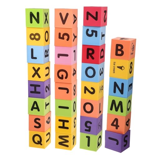 Gogogmee 30 Stück Teiliges Badespielzeug aus Bunten Eva Schaumstoff Buchstaben und Zahlen Weiche Kindersichere Badeblöcke zur Spielerischen Alphabet Zahlenförderung für Kleinkinder und Gogogmee 30 Stück Teiliges Badespielzeug aus Bunten Eva Schaumstoff Buchstaben und Zahlen Weiche Kindersichere Badeblöcke zur Spielerischen Alphabet Zahlenförderung für Kleinkinder und von Gogogmee