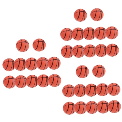 Gogogmee 36 STK Mini-Basketball Sportspielzeug für Kleinkinder Sportangebot für Kinder Spielzeug für Kinder kinderspielzeug hüpfende Ballspielzeuge Springball aus PVC Plastik Orange von Gogogmee