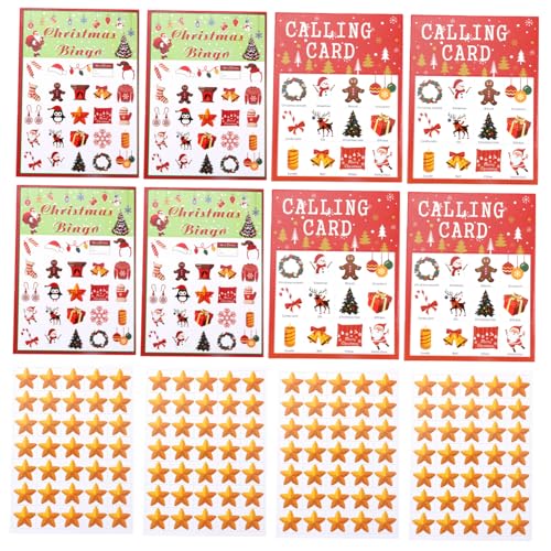 Gogogmee 37 Stück Teiliges Bingo-spielkartenset aus Hochwertigem Papier Sichere Bunte Spielkarten für Weihnachtsfeiern und Partys Spielern Zufällige Muster Gogogmee 37 Stück Teiliges Bingo-spielkartenset aus Hochwertigem Papier Sichere Bunte Spielkarten für Weihnachtsfeiern und Partys Spielern Zufällige Muster von Gogogmee