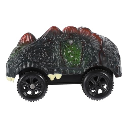 Gogogmee 3St Dinosaurier-Auto ferngesteuertes Rennauto LKW-Spielzeug Ersatz-Schienenwagen Spielzeug für Kinder kinderspielzeug Ersatz für Gleiswagen Mini-Track-Car-Spielzeug Abs Green von Gogogmee