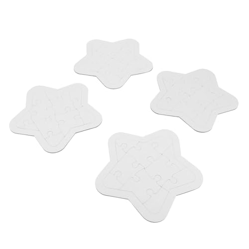 Gogogmee 4 Sätze Blanko Puzzle Sternform Puzzleteile aus Papierboard zum Bemalen DIY Bastelset Fördert Kreativität Hand Auge koordination Denkvermögen Spielerisch Gestalten Junge Mädchen Gogogmee 4 Sätze Blanko Puzzle Sternform Puzzleteile aus Papierboard zum Bemalen DIY Bastelset Fördert Kreativität Hand Auge koordination Denkvermögen Spielerisch Gestalten Junge Mädchen von Gogogmee