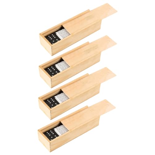 Gogogmee 4 Sätze Holz Domino Domino Bausteine Lustige Familienspiele Leicht und Tragbar Für Erwachsene Ab Jahren Gogogmee 4 Sätze Holz Domino Domino Bausteine Lustige Familienspiele Leicht und Tragbar Für Erwachsene Ab Jahren von Gogogmee