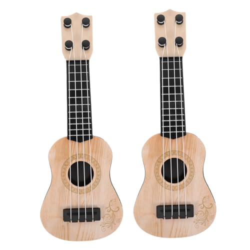 Gogogmee 4 Stück Mini-Ukulele Gitarre für Kinder Spielzeug Gitarre kinderinstrumente musikinstrumente für Kinder Kunststoff-Ukulele für Kleinkinder pädagogische Ukulele für Kinder Plastik von Gogogmee