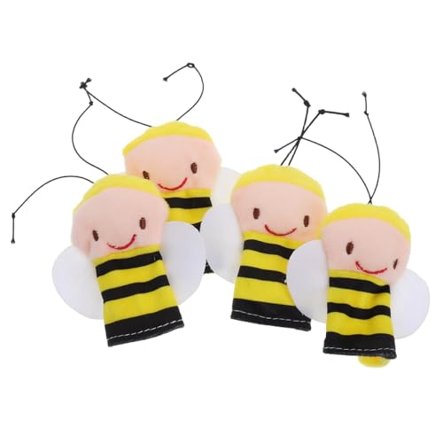 Gogogmee Baby-fingerpuppen-Set Mit 4 Bienen-Figuren Für Kleinkinder Kreatives Rollenspiel von Gogogmee