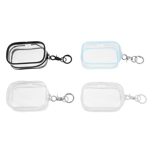 Gogogmee 4 Stück Transparente Sammelfiguren-aufbewahrungstaschen mit Schlüsselanhänger wasserdichte PVC Schutzhülle für Plüschpuppen Kompakte Tragbare Organizer-Tasche für Ausflüge und Gogogmee 4 Stück Transparente Sammelfiguren-aufbewahrungstaschen mit Schlüsselanhänger wasserdichte PVC Schutzhülle für Plüschpuppen Kompakte Tragbare Organizer-Tasche für Ausflüge und von Gogogmee