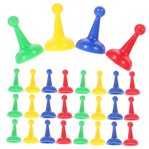 Gogogmee 40 Stück Spielsteine ​​Für Brettspiele Brettspiele Spielfiguren Spielmarken Schachersatz Schachbrettzubehör Brettspielzubehör Spielzubehör Schachbrett Schach Kunststoff von Gogogmee