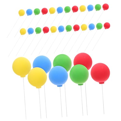 Gogogmee 40 Stück Teiliges Mini Luftballon Tortendeko Kugeln aus Vielseitige Cake Picks für Geburtstag Hochzeit Babyparty Passend für Kuchen Aller Farbenfrohe Partydekoration Gogogmee 40 Stück Teiliges Mini Luftballon Tortendeko Kugeln aus Vielseitige Cake Picks für Geburtstag Hochzeit Babyparty Passend für Kuchen Aller Farbenfrohe Partydekoration von Gogogmee