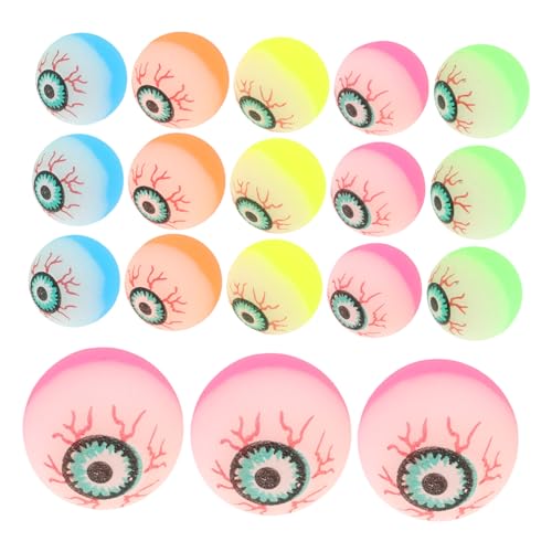 Gogogmee 40St Explodierende Augen Halloween leuchtende Augen Dekorationen Flummi Halloween Theme Halloween Spiele Kinderspielzeug Halloween Springender Ball Halloween-Augäpfel Plastik von Gogogmee