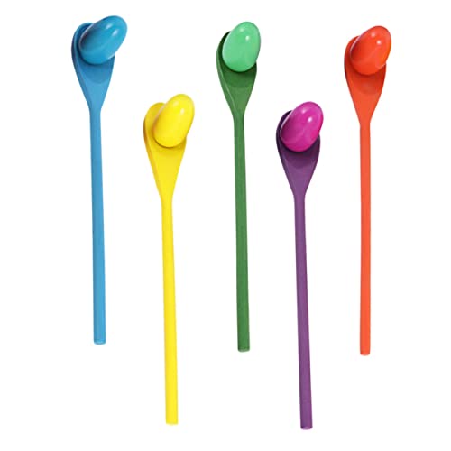 Gogogmee 5 Sätze Teiliges Balancespiel aus Holz für Sensorisches Trainingsspielzeug mit Löffel und Ball Leicht und Robust für Staffellauf Geburtstagsfeiern Outdoor Spiele Zufällige Farbe Gogogmee 5 Sätze Teiliges Balancespiel aus Holz für Sensorisches Trainingsspielzeug mit Löffel und Ball Leicht und Robust für Staffellauf Geburtstagsfeiern Outdoor Spiele Zufällige Farbe von Gogogmee