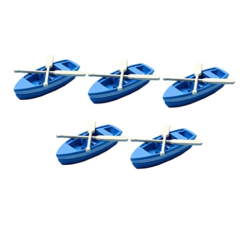 Gogogmee 5 Sets Mini Beach Ornament Simulation Boot Paddel Mini Szene Dekore von Gogogmee