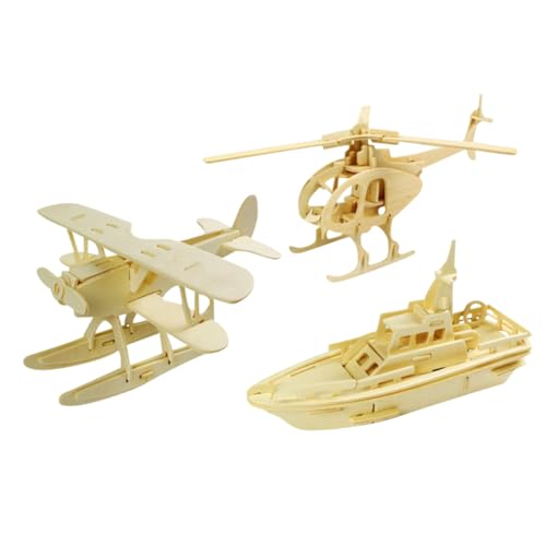 Gogogmee 5 Teiliges Holz Puzzle mit Flugzeug und Boot DIY Holzspielzeug für Handgefertigtes Lernspielzeug Hand Auge Koordination und Kreativität Gogogmee 5 Teiliges Holz Puzzle mit Flugzeug und Boot DIY Holzspielzeug für Handgefertigtes Lernspielzeug Hand Auge Koordination und Kreativität von Gogogmee