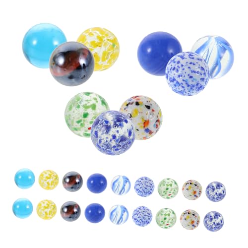 Gogogmee 50 Stück Bunte Glasmurmeln für Murmelspiele DIY basteln und Wohnkultur Farbige Glaskugeln mit Glänzendem Finish für Familienspaß und Kreative Dekoration Gogogmee 50 Stück Bunte Glasmurmeln für Murmelspiele DIY basteln und Wohnkultur Farbige Glaskugeln mit Glänzendem Finish für Familienspaß und Kreative Dekoration von Gogogmee