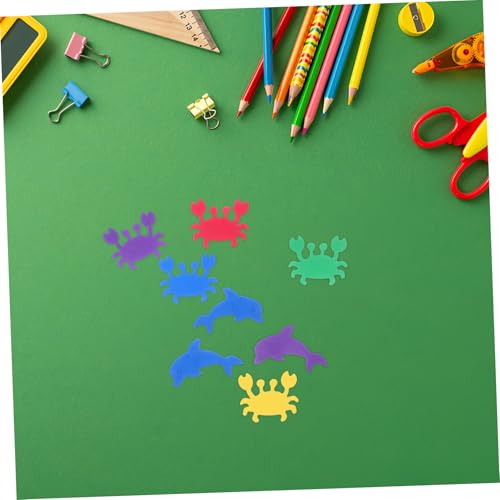 Gogogmee 500 Stück Bunte Eva Meerestiere Sticker für DIY Basteln Weicher Selbstklebender Tierformen für Scrapbooking Klassenraum Deko Kreative Sichere Spielmaterialien Gogogmee 500 Stück Bunte Eva Meerestiere Sticker für DIY Basteln Weicher Selbstklebender Tierformen für Scrapbooking Klassenraum Deko Kreative Sichere Spielmaterialien von Gogogmee