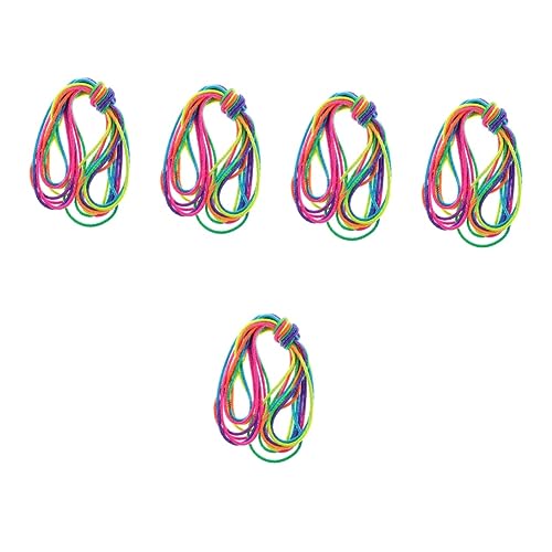 Gogogmee 5St Gummiband springen elastisch Fitness-Springseil interaktives Spielzeug kinderparty mitgebsel gummizugband Chinesisches Springseil für Kinder Kinderspielzeug im Freien Plastik von Gogogmee