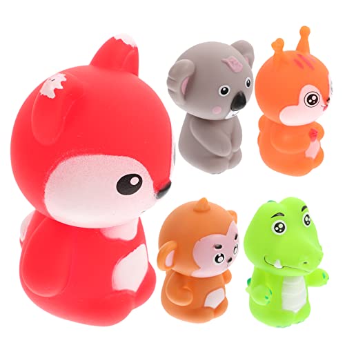 Gogogmee 5St tierische Fingerpuppe interaktives Spielzeug kindergeburtstags mitgebsel Mini-Plüschtiere Fingerpuppenspielzeug für Kinder Spielzeuge Kinderspielzeug Kinder Fingerpuppe PVC von Gogogmee