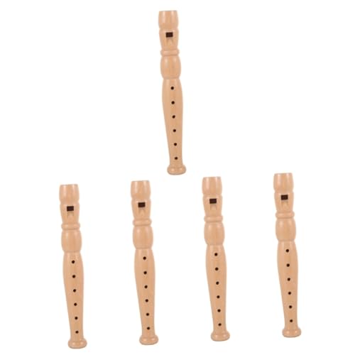 Gogogmee 5st Klarinette Für Kinder Krishna- Quena- Klarinette Üben Anfänger Klarinette Anfängerflöte Kinderflöte 6-Loch-Klarinette Geigenflöte Blasinstrument Für Kinder Holz von Gogogmee