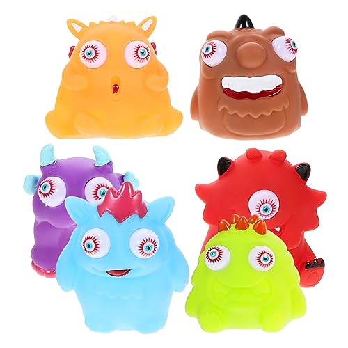 Gogogmee 6 Stück Halloween Squeeze Toy Hand Sensory Toy Eye Ball Bounce Monster Toys von Gogogmee