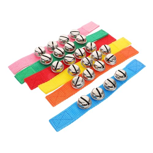 Gogogmee 6 Stück Teiliges Handgelenk Glocken Sensorikförderndes Musikspielzeug für Kleinkinder Schüttelglocken für Tanz und Früherziehung für Spiel und Koordinationstraining Gogogmee 6 Stück Teiliges Handgelenk Glocken Sensorikförderndes Musikspielzeug für Kleinkinder Schüttelglocken für Tanz und Früherziehung für Spiel und Koordinationstraining von Gogogmee