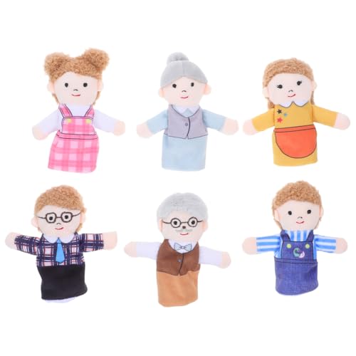 Gogogmee 6 Stück Teiliges Plüsch Familien fingerpuppen Interaktive Handpuppen für Kreatives Rollenspiel Geschichtenerzählen und Vorschul Lernen Fördert Familienbindung und Spielerische Gogogmee 6 Stück Teiliges Plüsch Familien fingerpuppen Interaktive Handpuppen für Kreatives Rollenspiel Geschichtenerzählen und Vorschul Lernen Fördert Familienbindung und Spielerische von Gogogmee