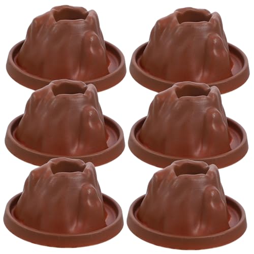 Gogogmee 6 Stück Teiliges Vulkanmodell aus Kunststoff für Wissenschaftliche Experimente DIY Lernspielzeug zur Kreativer Entdeckung und Naturwissenschaftlicher Neugier bei Kindern Gogogmee 6 Stück Teiliges Vulkanmodell aus Kunststoff für Wissenschaftliche Experimente DIY Lernspielzeug zur Kreativer Entdeckung und Naturwissenschaftlicher Neugier bei Kindern von Gogogmee