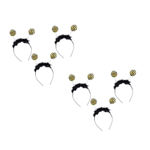 Gogogmee 6 Stücke Party Biene Hair Hoop Kind Performance Tier Kopfschmuck Dekorative Kopfschmuck von Gogogmee