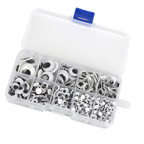 Gogogmee 600stücke Selbstklebende Wackelaugen Aus Kunststoff Augapfel-Aufkleber Für Puppen Spielzeug Und Bastelprojekte DIY-Accessoires Für Handarbeiten Und Heimdekoration Gogogmee 600stücke Selbstklebende Wackelaugen Aus Kunststoff Augapfel-Aufkleber Für Puppen Spielzeug Und Bastelprojekte DIY-Accessoires Für Handarbeiten Und Heimdekoration von Gogogmee