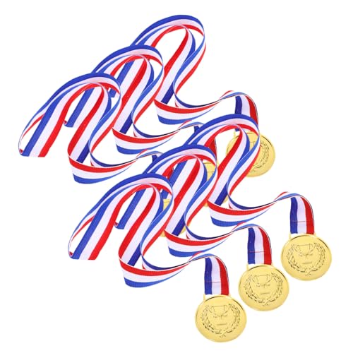Gogogmee 6St Spielzeug zum Aufhängen von Medaillen gesteckt fußball medaillen Gold-Bronze-Preise Auszeichnungen für Kindermedaillen Sportmedaillen für Studenten Wettbewerbsmedaille von Gogogmee