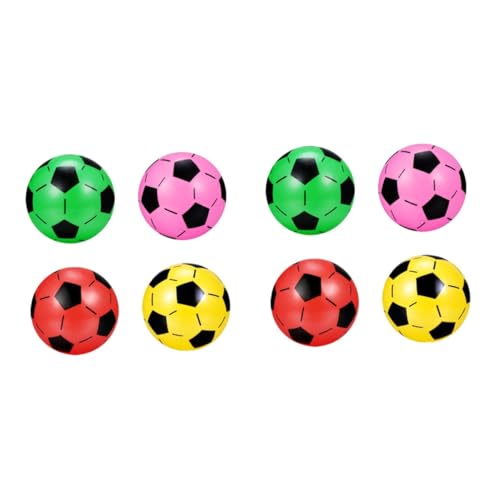 Gogogmee 8 STK aufblasbarer Ball Outdoor-Spielsets für Kleinkinder Stoßstangenball Kinderbälle kunststoffball Kinder Outdoor Spielzeug Kinder bunter Fußball Kinder Fußball Spielzeug Plastik von Gogogmee