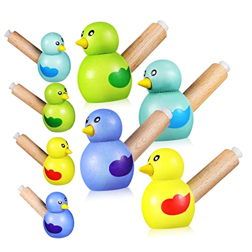 Gogogmee 8 Stk Pfeife Neuheit Wassergrasmücke Vogel Figur Mini-spielzeug Musikinstrumente Für Kinder Pfeift Musikspielzeug Für Babys Für Kinder Kinderspielzeug Spielzeuge Hölzern von Gogogmee