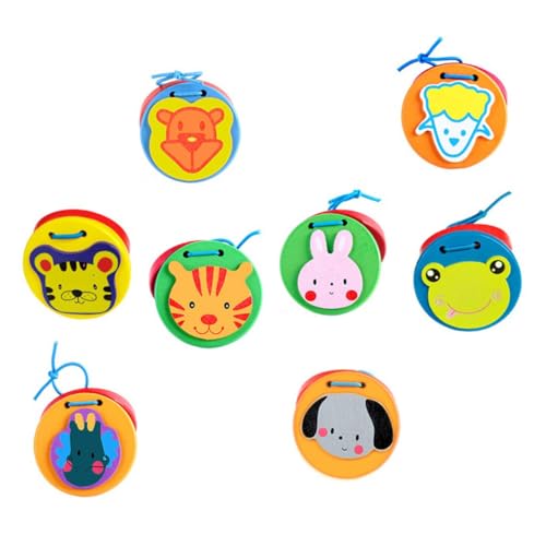 Gogogmee 8 Stück Teiliges Holz kastagnetten Bunten Tiermotiven Pädagogisches Musikinstrument für Fördert Hand Auge koordination und Gehörentwicklung Geeignet für Frühe Musikalische Bildung Gogogmee 8 Stück Teiliges Holz kastagnetten Bunten Tiermotiven Pädagogisches Musikinstrument für Fördert Hand Auge koordination und Gehörentwicklung Geeignet für Frühe Musikalische Bildung von Gogogmee