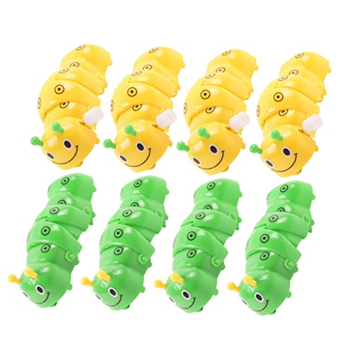 Gogogmee 8 Stücke Wind-up Spielzeug Kinder Uhrwerk Caterpillar Spielzeug (zufällige Farbe) von Gogogmee