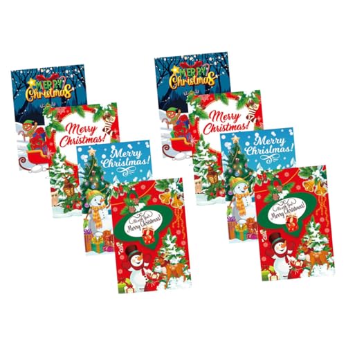 Gogogmee Weihnachtsdekor Weinflasche Aufkleber Decals Sicheres Papiermaterial für Party von Gogogmee