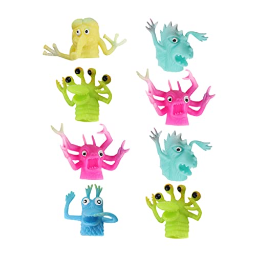 Gogogmee 8St Puppenhandschuhe fingerpuppen spaß spielwaren draußen spielsachen b Toys + Handpuppe Kleinkindspielzeug Kinder beschwichtigendes Spielzeug Fingerspielzeug für Kinder von Gogogmee