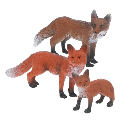 Gogogmee 9 STK Tiermodell-Spielzeug Fuchsstatuen Und Figuren Fuchs Spielzeugfigur Junge Spielzeug Mini-Fuchs-Modell Fuchs-skulptur Lernspielzeug Für Wildtiere Fuchs Tierspielzeug Spielzeuge von Gogogmee