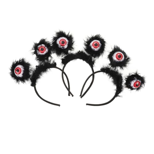 Gogogmee 9 Stk Haarreifen mit leuchtenden Augenperlen halloween haarschmuck halloween kopfschmuck leuchtendes Haarband Halloween-Party-Haar-Accessoire Stirnbänder Halloween-Kopfschmuck von Gogogmee