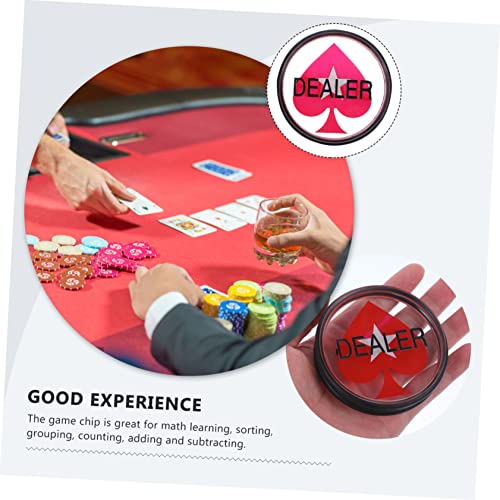 Gogogmee Acryl Poker Chip Doppelseitig Robuster Dealer Button für Glücksspiel Spiele Leicht als Zubehör für Poker Lernspiele Gogogmee Acryl Poker Chip Doppelseitig Robuster Dealer Button für Glücksspiel Spiele Leicht als Zubehör für Poker Lernspiele von Gogogmee