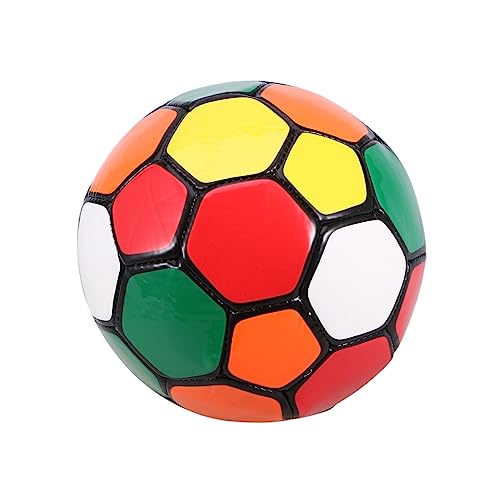 Gogogmee 1PC PVC Kinderfußball Aufblasbarer Fußball Für Bunt Ideal Für Outdoor Aktivitäten Inklusive Luftnadel Größe 2 Langlebig Und Leicht Perfektes Für Jungen Und ädchen von Gogogmee