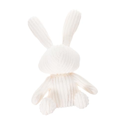 Gogogmee Autoschmuck Hasen plüschtier plüschhasen Bunny Taschenanhänger Plüschtierspielzeug dekoratives Dekokissen Mädchenspielzeug Spielzeuge Hase Plüsch Kaninchen Stofftier Perle Weiß von Gogogmee