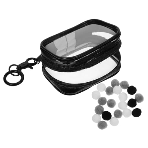 Gogogmee Babytasche Zeigen Mini-sammlerstück-Display Organizer Zur Aufbewahrung Von Puppen Transparente Figuren-präsentationstasche Tragbare Hängende Figurenaufbewahrung Black PVC von Gogogmee