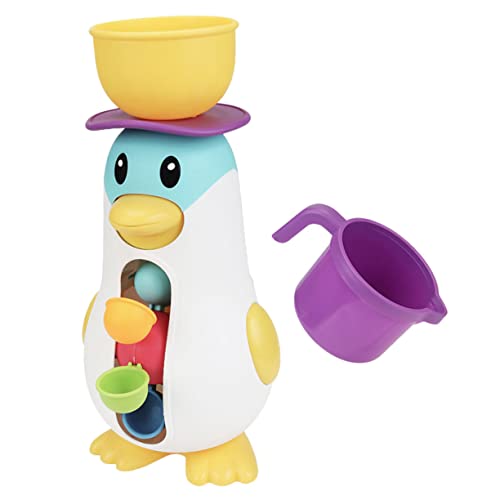 Gogogmee Badespielzeug mit Drehbarem Wasserrad Niedliches Cartoon Pinguin Sicherer für Badezimmer und Pool Geeignet für Jungen und Mädchen Gogogmee Badespielzeug mit Drehbarem Wasserrad Niedliches Cartoon Pinguin Sicherer für Badezimmer und Pool Geeignet für Jungen und Mädchen von Gogogmee