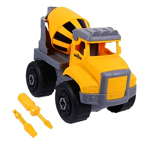 Gogogmee Baufahrzeug Spielzeug Lernspielzeug Modellauto für Kinder Fahrzeug Auto Spielzeug LKW-Modell Beach Toys for Kinder sandspielzeug Kinderautospielzeug Ingenieur-LKW Abs Yellow von Gogogmee