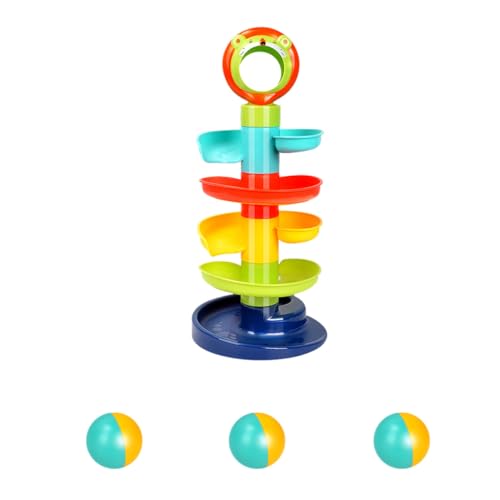 Gogogmee Buntes Lernspielzeug Kugelbahn mit Kugeln Widerstandsfähig und Sicher Fördert Motorische Fähigkeiten und Farberkennung für Kleinkinder Ab Monaten Gogogmee Buntes Lernspielzeug Kugelbahn mit Kugeln Widerstandsfähig und Sicher Fördert Motorische Fähigkeiten und Farberkennung für Kleinkinder Ab Monaten von Gogogmee