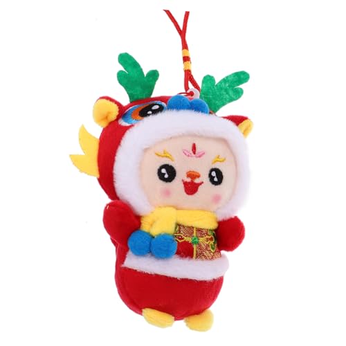 Gogogmee Chinesisches Neujahr Plüschtier Drache Stofftier Hängespielzeug Glücksbringer Drachen-Maskottchen Geschenk für Familie Freunde Gogogmee Chinesisches Neujahr Plüschtier Drache Stofftier Hängespielzeug Glücksbringer Drachen-Maskottchen Geschenk für Familie Freunde von Gogogmee