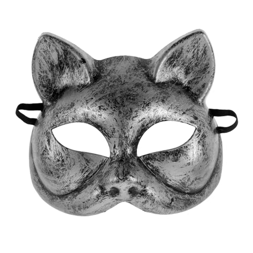 Gogogmee Elegante Katzenmaske Für Halloween Maskerade Party Cosplay Zartes Tierkostüm-zubehör von Gogogmee